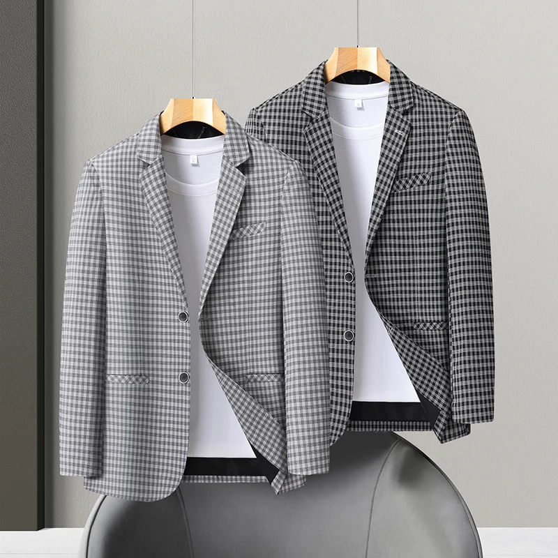 Mens Casual Business Modern Fashion Blazer Jacket