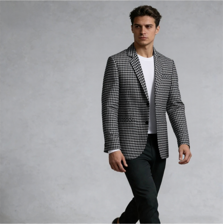Mens Casual Business Modern Fashion Blazer Jacket