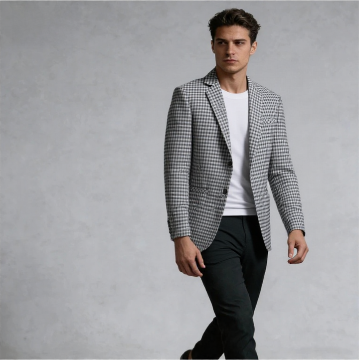 Mens Casual Business Modern Fashion Blazer Jacket