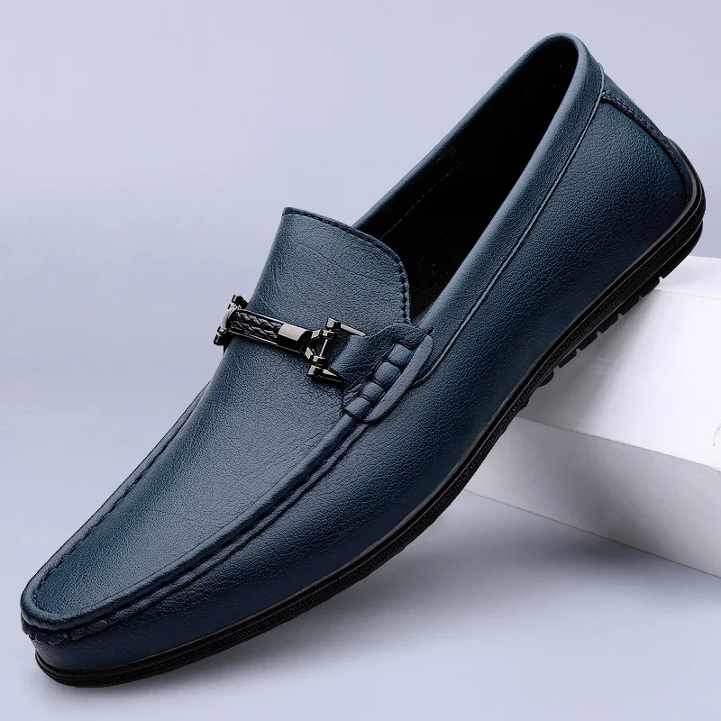 Men's Genuine Leather Handmade Driving Loafers Shoes