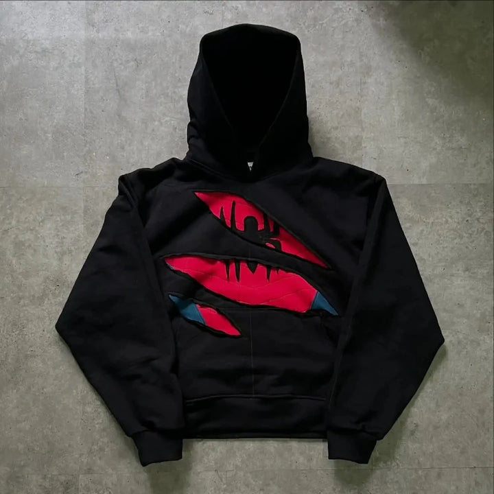 Modern Men Printed Hoodie Zipper Jacket