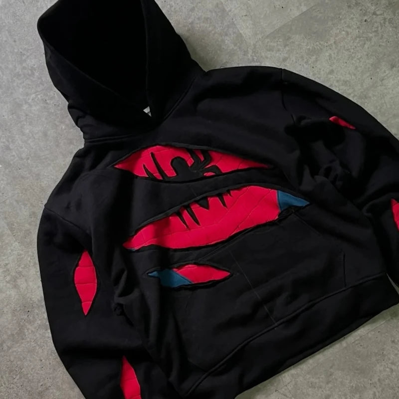 Modern Men Printed Hoodie Zipper Jacket