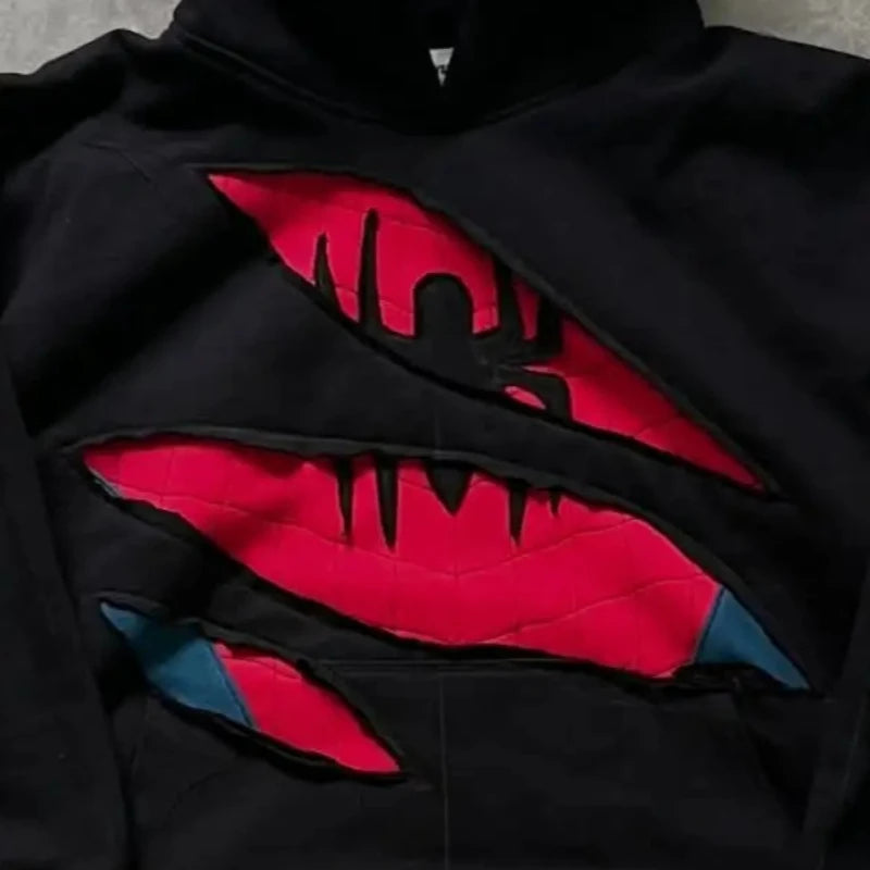 Modern Men Printed Hoodie Zipper Jacket
