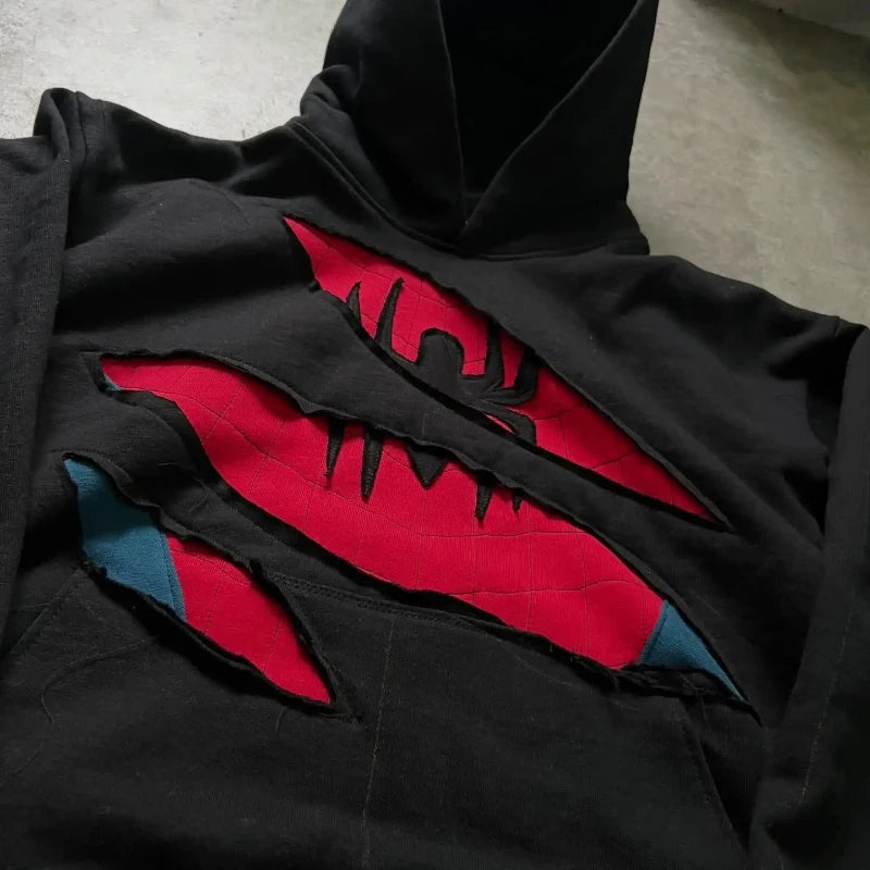 Modern Men Printed Hoodie Zipper Jacket