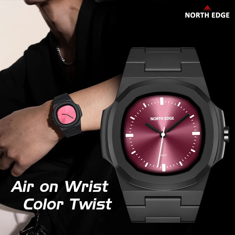 Modern Digital Sports Watch – 50M Waterproof Square LED Watch
