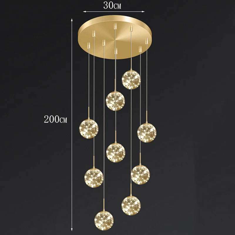 Modern Dining Room LED Pendant Light Chandelier for Living Room