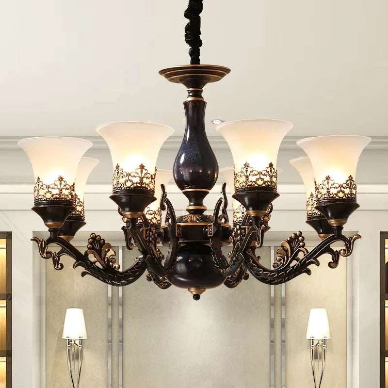 Modern French Retro LED Pendant Light – Luxury Home Lighting