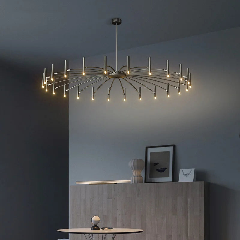 Modern LED Nordic Ceiling Chandelier for Living Room &amp; Dining Room