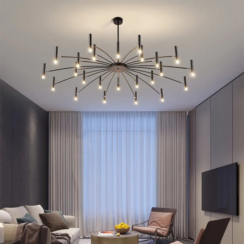 Modern LED Nordic Ceiling Chandelier for Living Room &amp; Dining Room