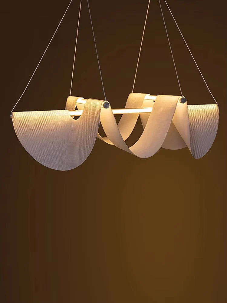 Modern LED Long Pendant Chandelier – Designer Hanging Light for Living Dining