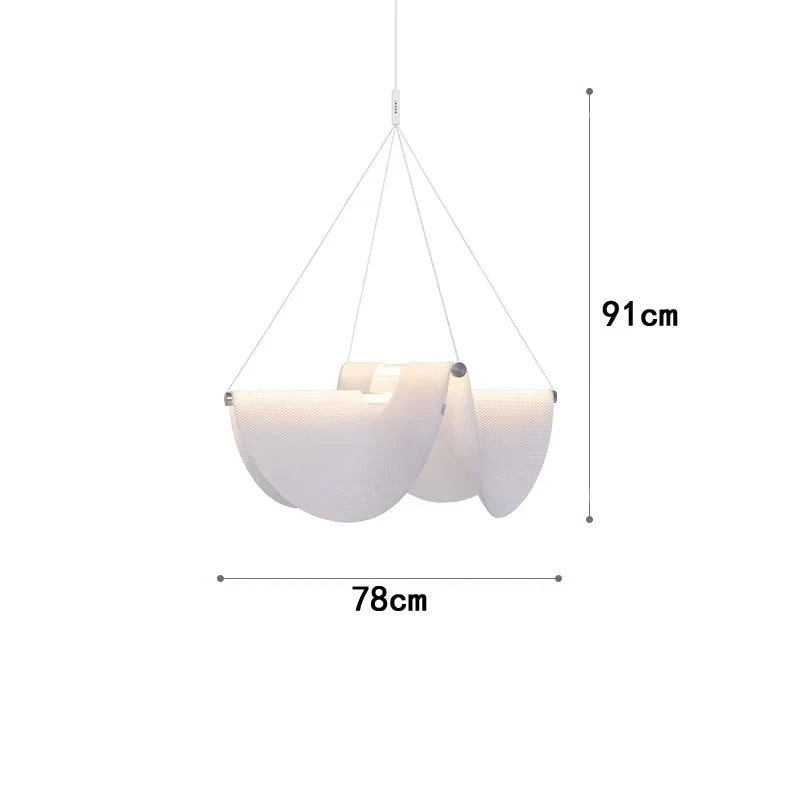 Modern LED Long Pendant Chandelier – Designer Hanging Light for Living Dining