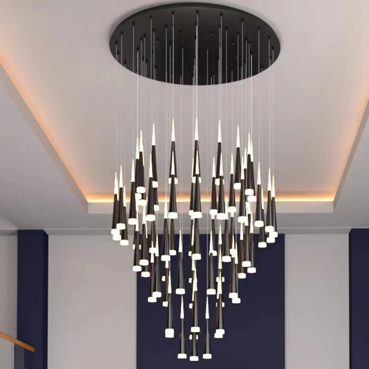 Modern LED Pendant Lights for Stairwells | Suspended Stairwell Lighting Fixture