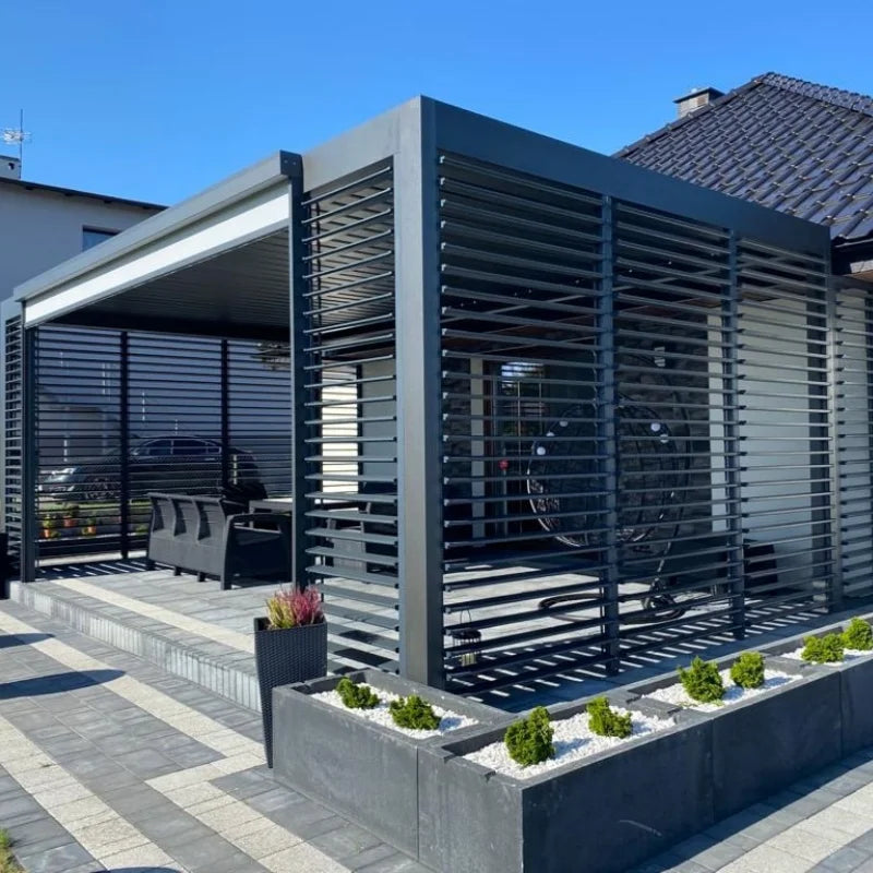 Luxury Bioclimatic Aluminum Pergola Gazebo for Modern Outdoor Living