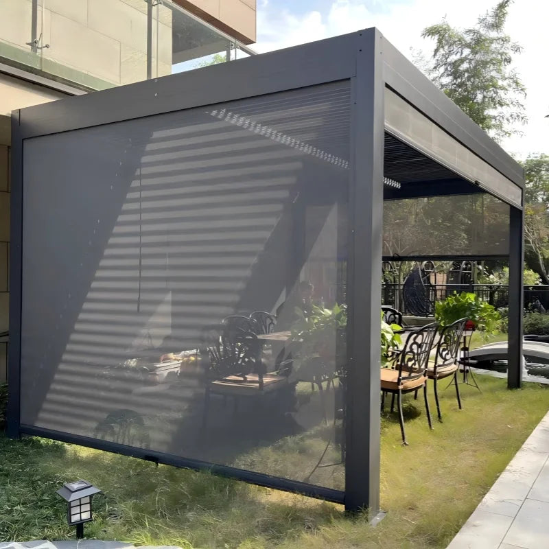 Luxury Bioclimatic Aluminum Pergola Gazebo for Modern Outdoor Living