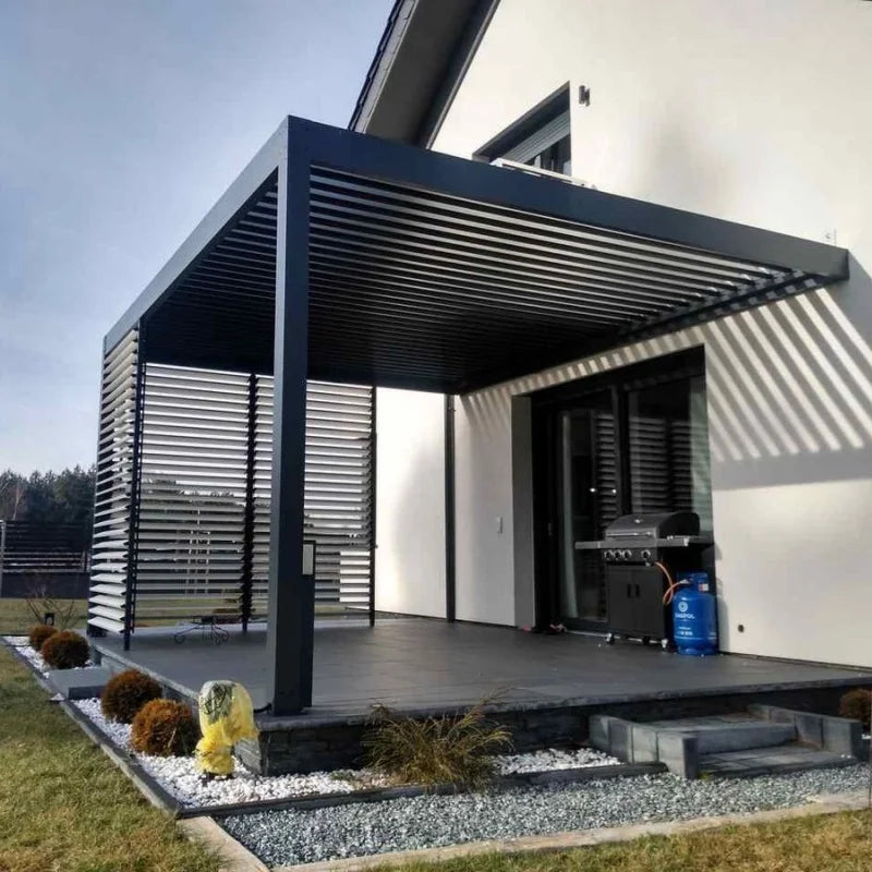 Luxury Bioclimatic Aluminum Pergola Gazebo for Modern Outdoor Living