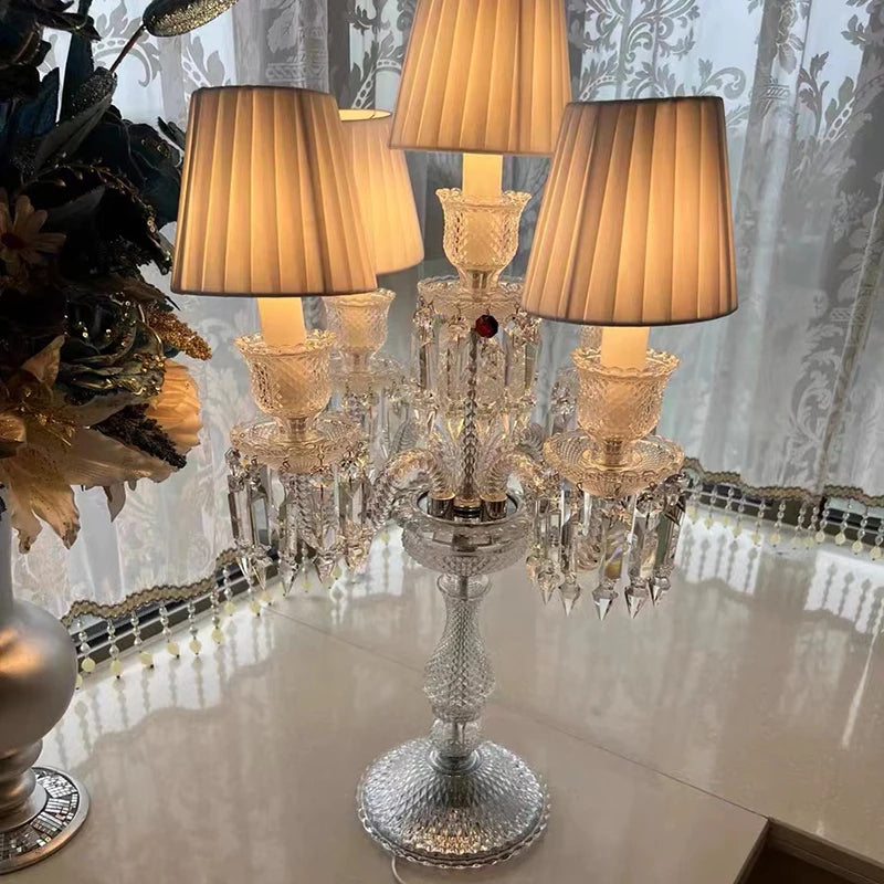 Modern Nordic Crystal Table Lamp – Elegant Decorative Desk Lighting