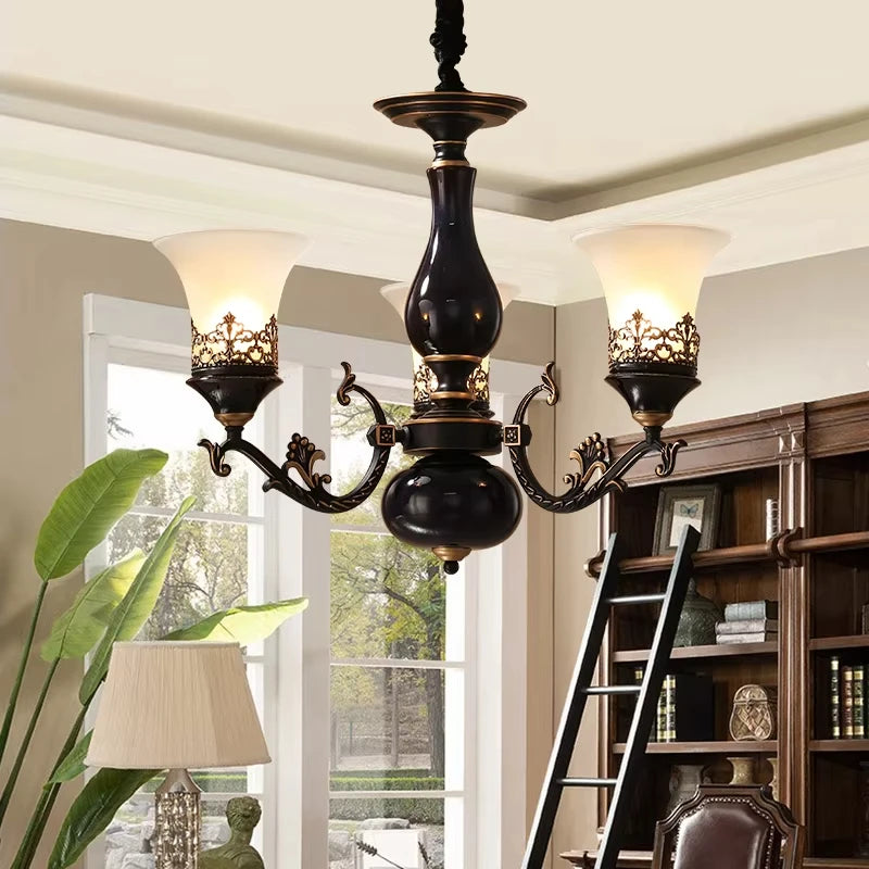 Modern French Retro LED Pendant Light – Luxury Home Lighting