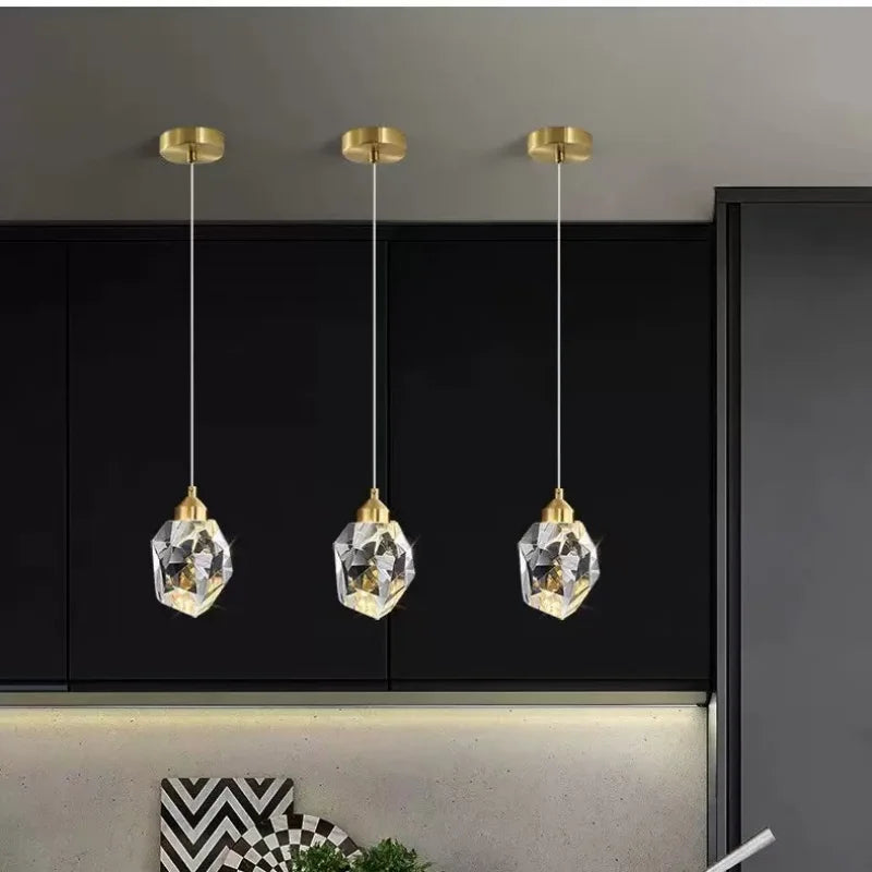 Modern Large Aluminum Chain Tassel Chandelier