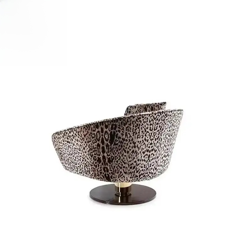 Modern Luxe High-Back Fabric Armchair Home Decor