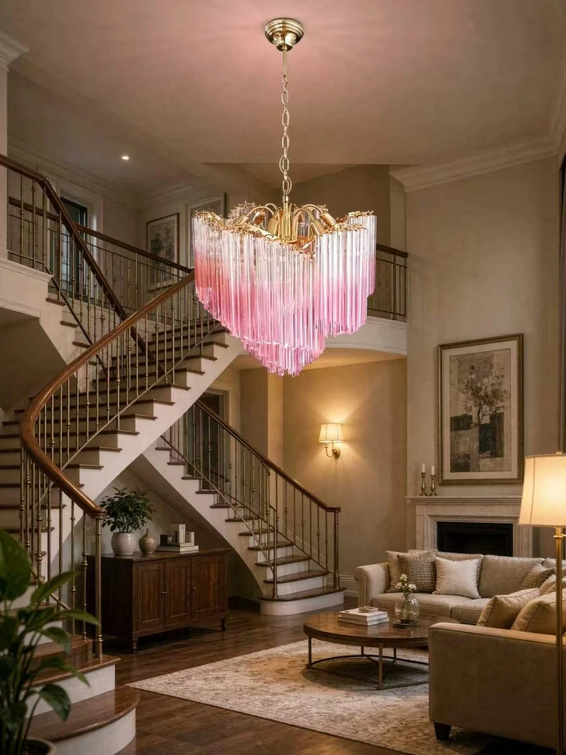 Modern LED Long Pendant Chandelier – Designer Hanging Light for Living &amp; Dining