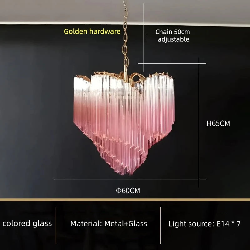 Modern LED Long Pendant Chandelier – Designer Hanging Light for Living &amp; Dining