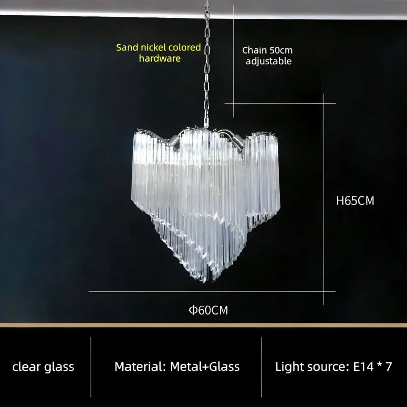 Modern LED Long Pendant Chandelier – Designer Hanging Light for Living &amp; Dining