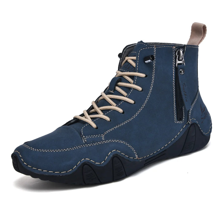 Men's Ankle Boots Casual Sneakers Man Outdoor Casual Leather Shoes