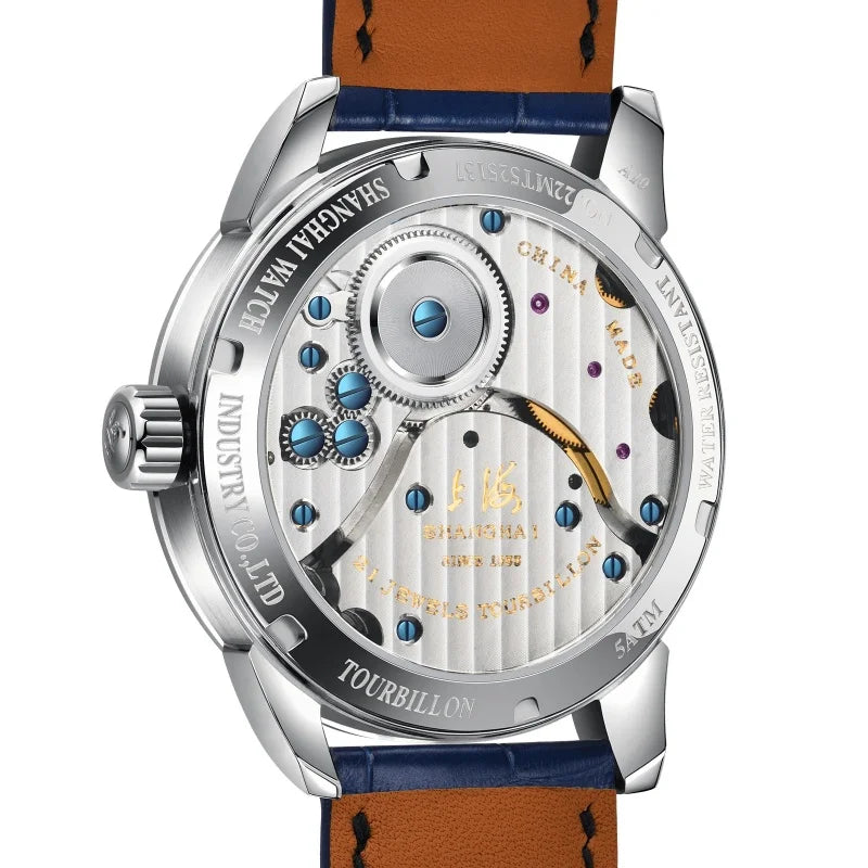 New Classic Star Tourbillon Watch – Luxury Men's Watchl-Wind Mechanical Timepiece