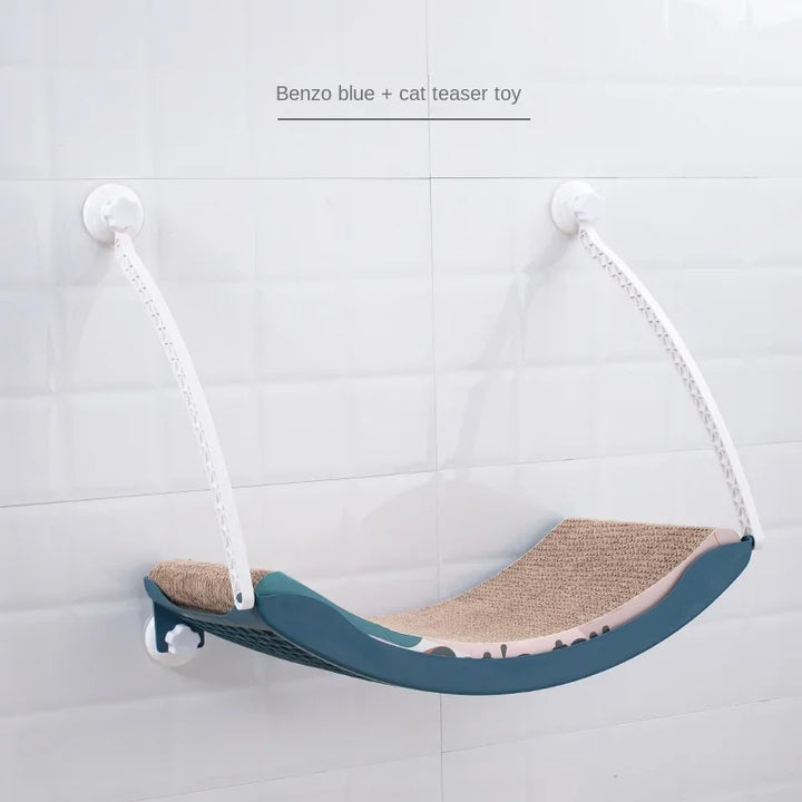 New Cute Cat Window Hammock Bed – Comfortable Sunny Seat, Holds Up to 15kg