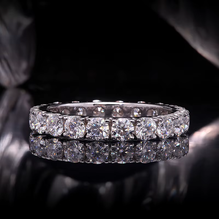 New Diamond Full Eternity Ring in 10K White Gold