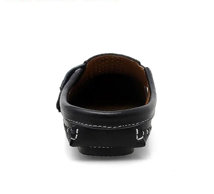 Men’s Leather Loafers Casual Suede Shoes Lightweight Breathable Footwear