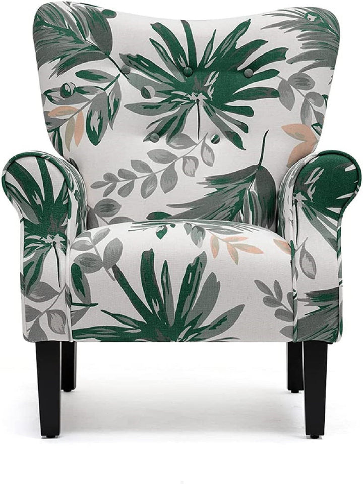 Modern Home Wide Tufted Upholstered Armchair