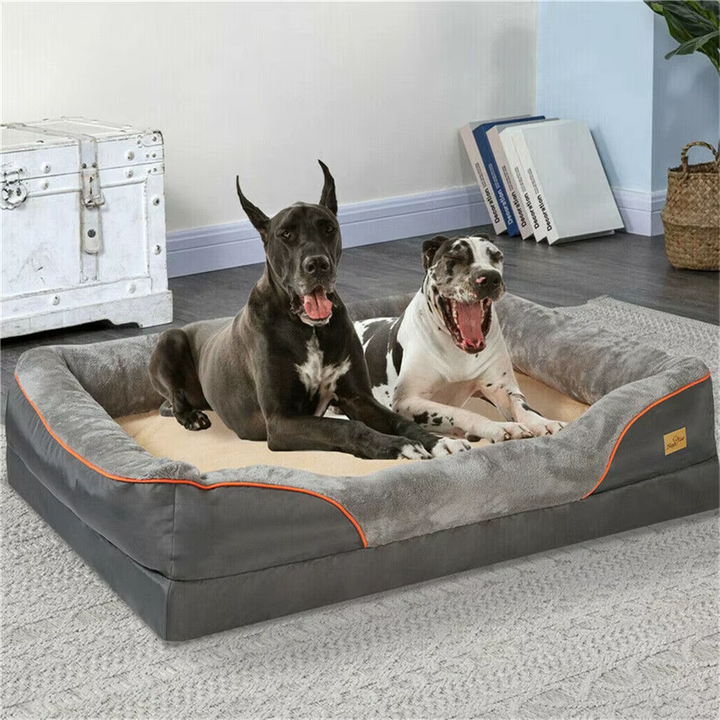 New Jumbo Large Dog Bed Memory Foam Pet Sofa Waterproof