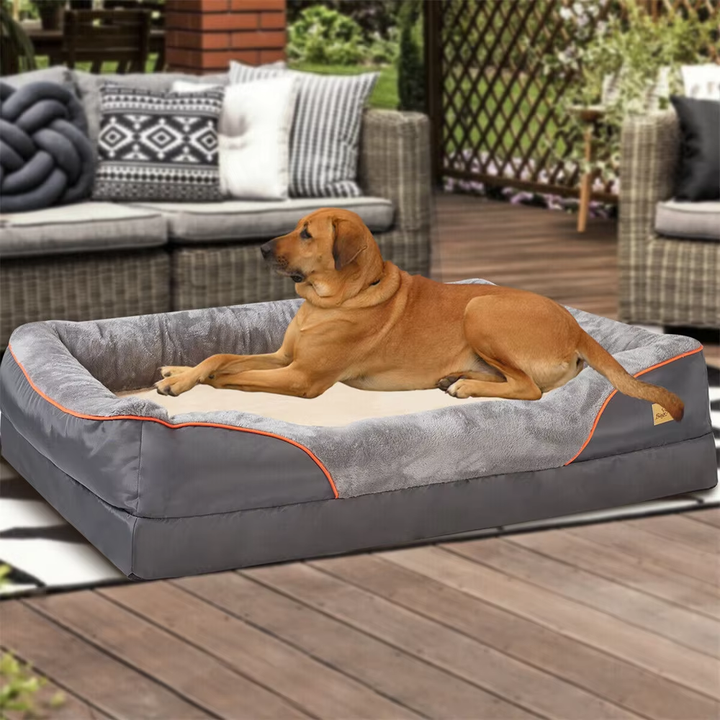 New Jumbo Large Dog Bed Memory Foam Pet Sofa Waterproof