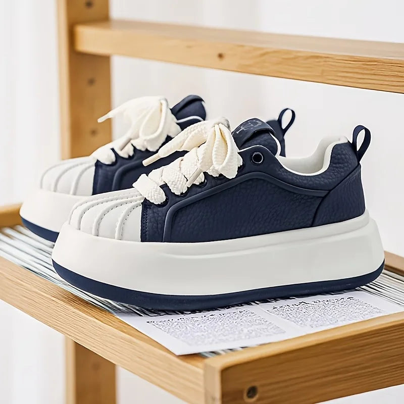 Men's Thick Sole Height Sneakers – Lightweight Comfortable Casual Sports Shoes