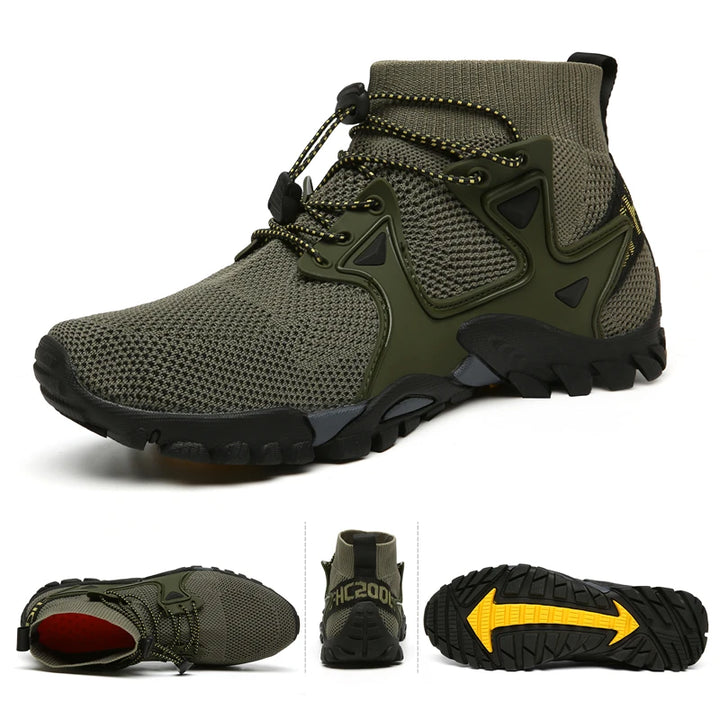 Men's Mesh Hiking Running Sports Shoes - Casual Mens Wear