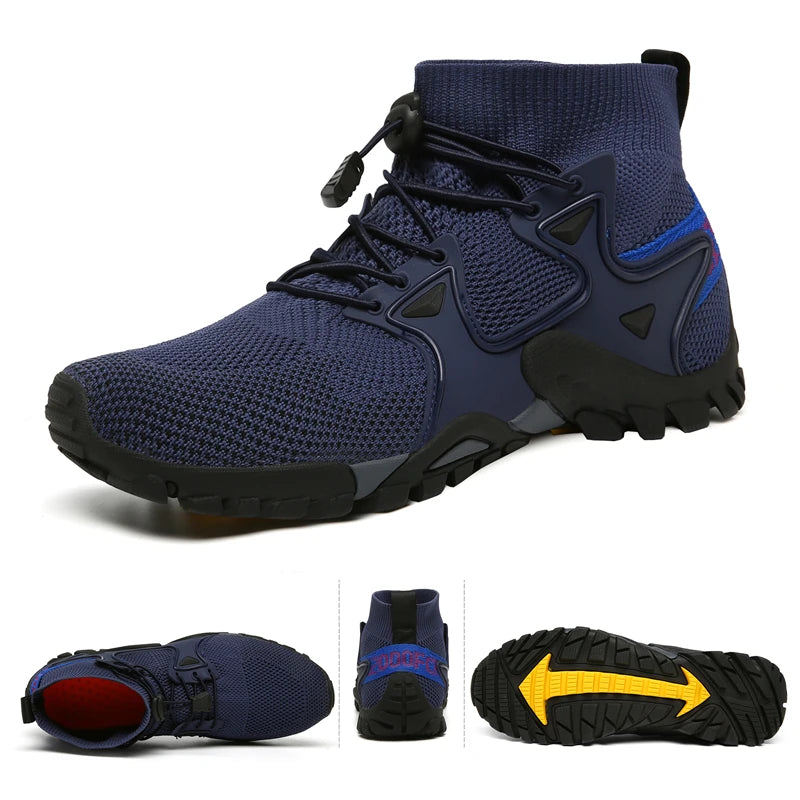 Men's Mesh Hiking Running Sports Shoes - Casual Mens Wear