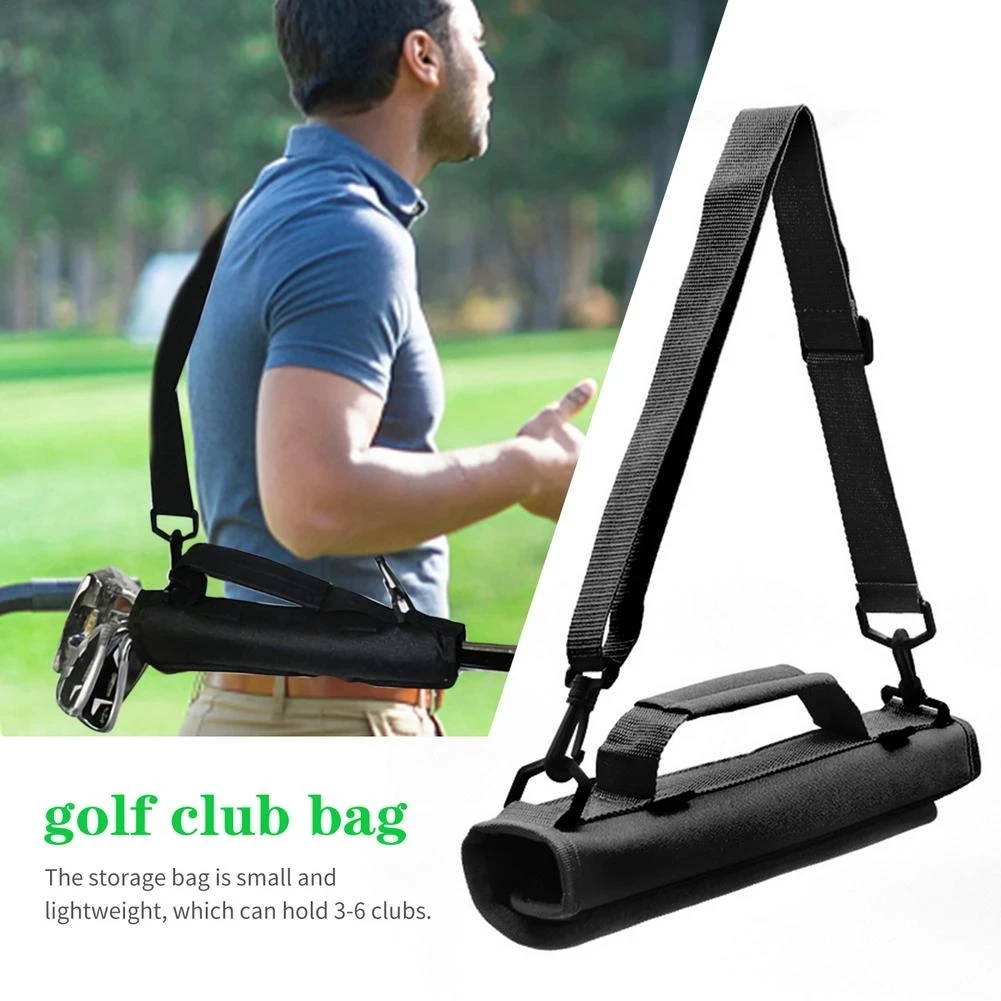 New Portable Outdoor Nylon Golf Club Carry Driving Range Shoulder Bag