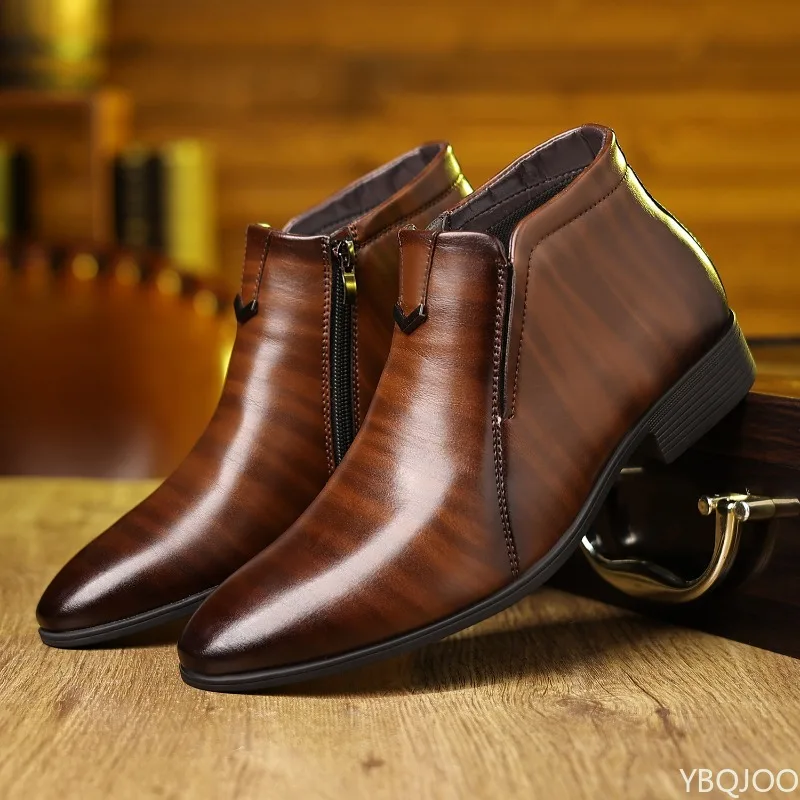 Men’s Elegant Dress Shoes Pointed Toe Formal Business Shoes