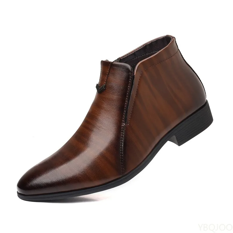 Men’s Elegant Dress Shoes Pointed Toe Formal Business Shoes