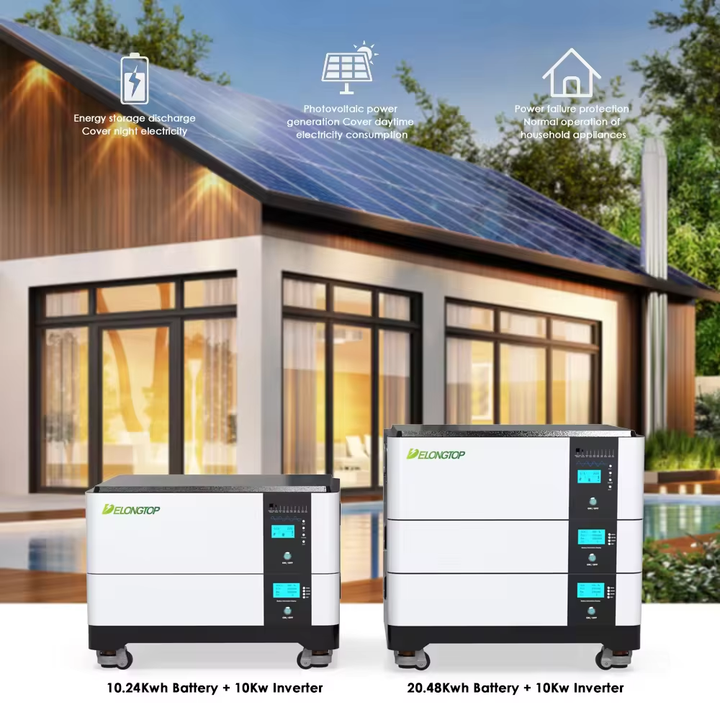 New Modern Tech 30Kwh Solar Energy System Kit Battery BYD Cell for Home off Grid House with Inverter