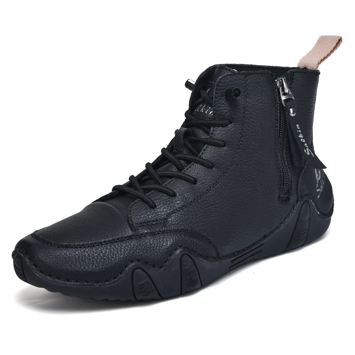 Men's Ankle Boots Casual Sneakers Man Outdoor Casual Leather Shoes