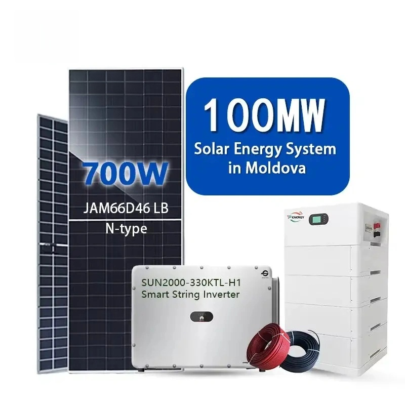 New Large 100MW Commercial Solar Power System - Complete off Grid Hybrid Energy System