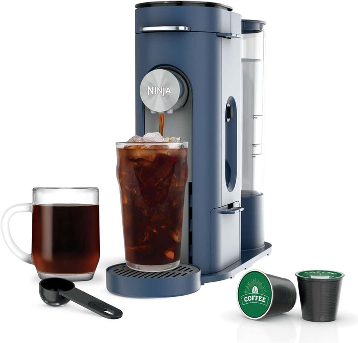 Smart Travel Home Single-Serve Coffee Maker – K-Cup Pod Compatible with Grounds Brewing, Iced Coffee