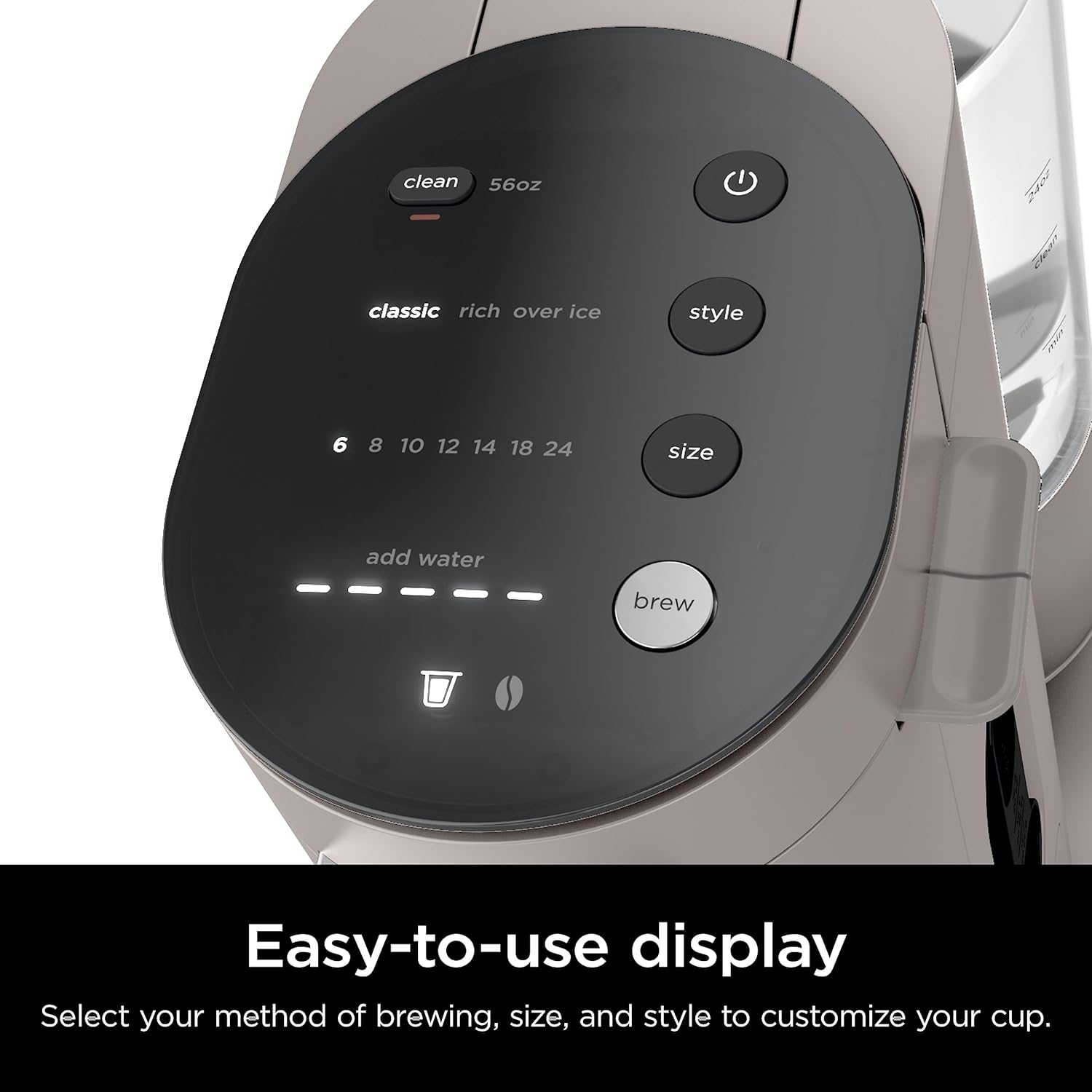 Smart Travel Home Single-Serve Coffee Maker – K-Cup Pod Compatible with Grounds Brewing, Iced Coffee