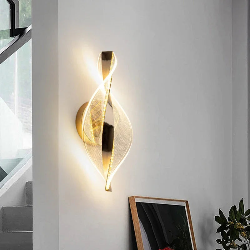 Nordic LED Acrylic Wall Lamp – Modern Indoor Decorative Lighting