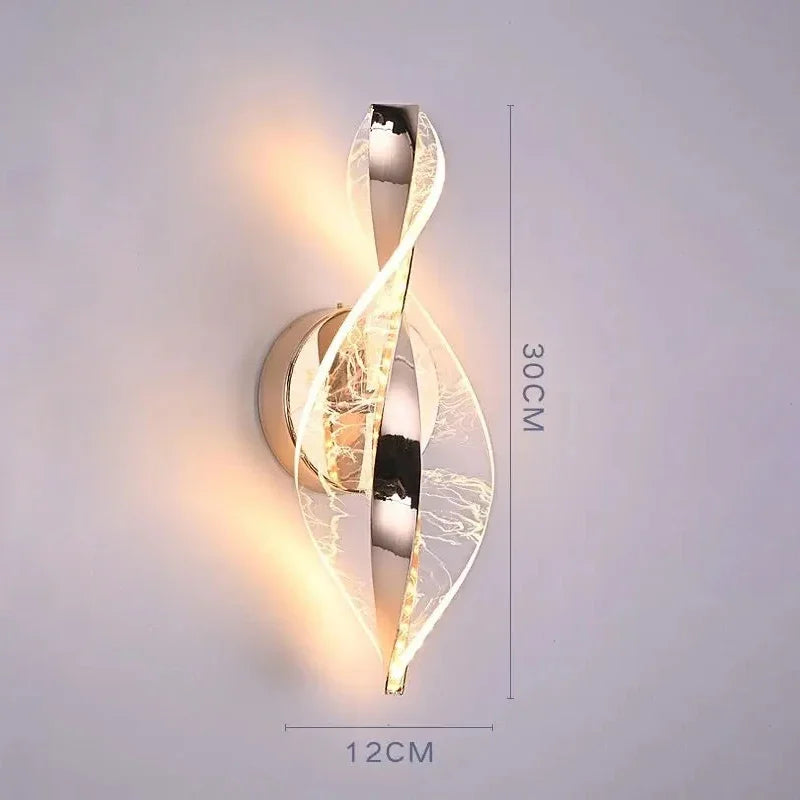 Nordic LED Acrylic Wall Lamp – Modern Indoor Decorative Lighting