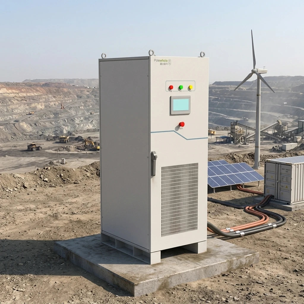 Modern 300kW Bidirectional DC/DC Power Converter for Battery Energy Storage Systems – High-Efficiency BESS Power Conversion Unit, IP20
