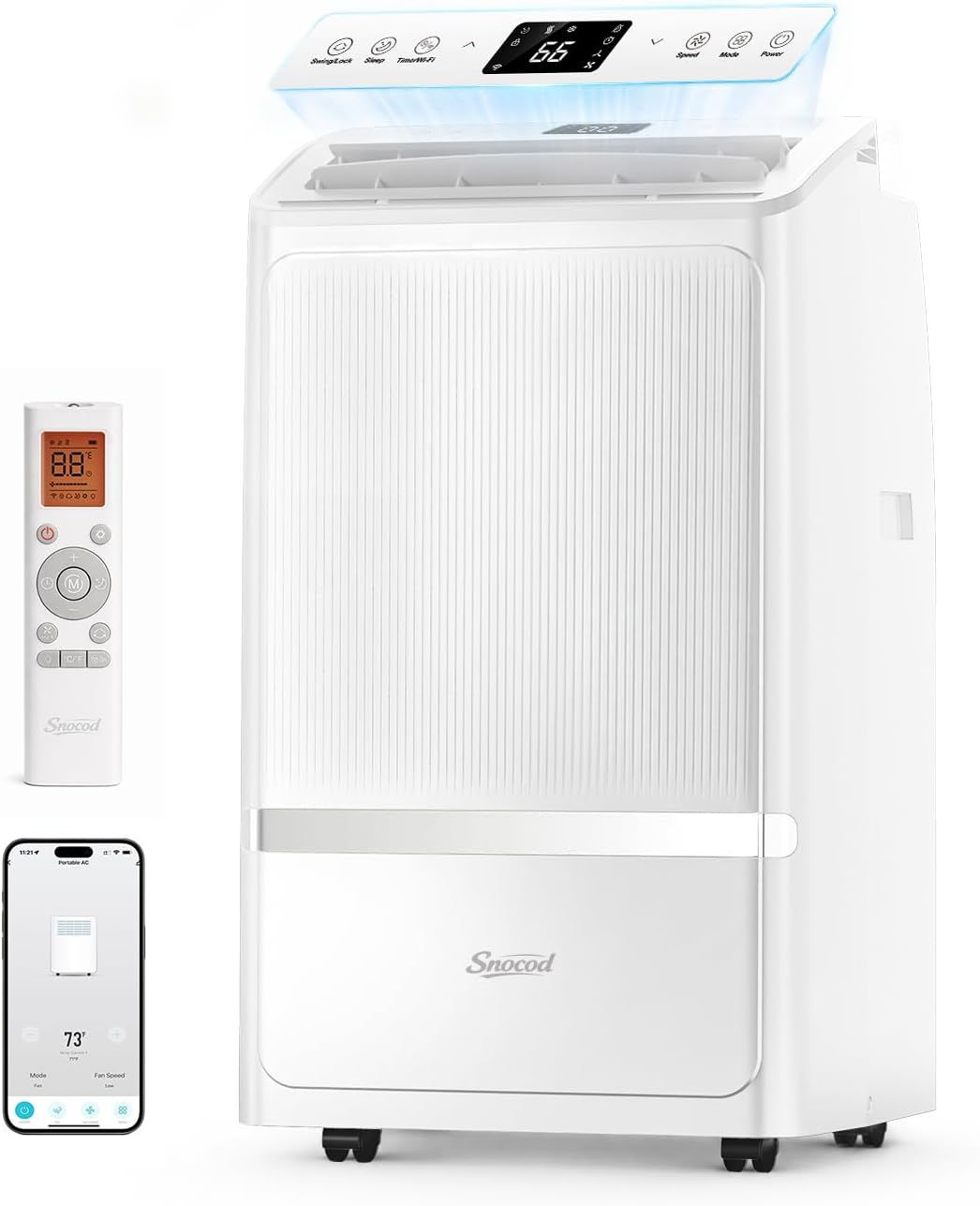 New Smart Home 5 in 1 Portable Air Conditioner 16000BTU Cooling
