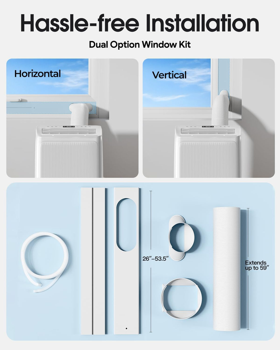 New Smart Home 5 in 1 Portable Air Conditioner 16000BTU Cooling